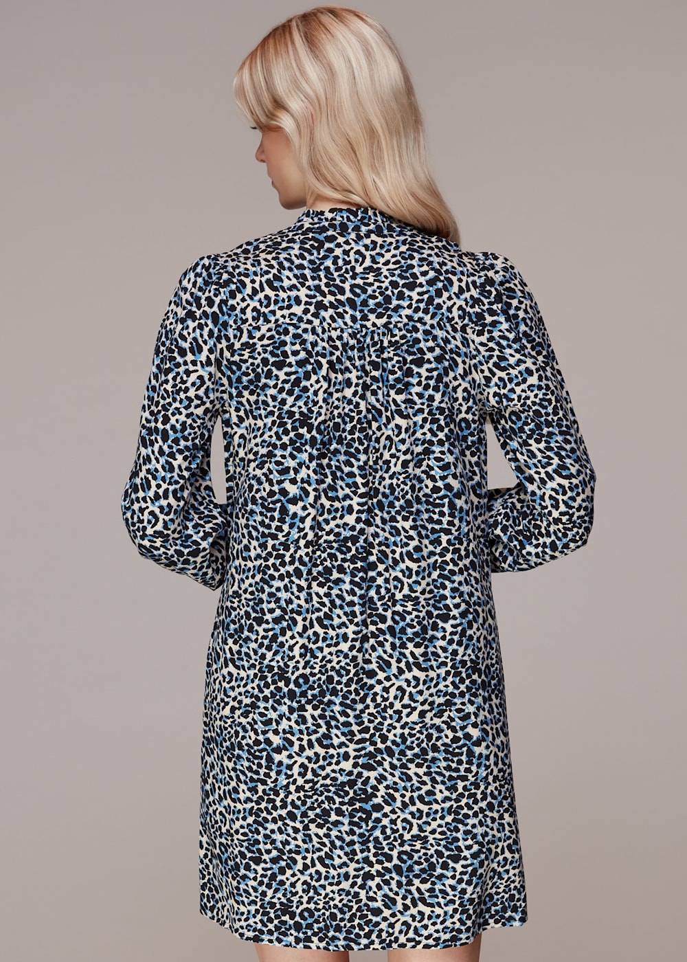 Whistles abstract animal print dress cheap